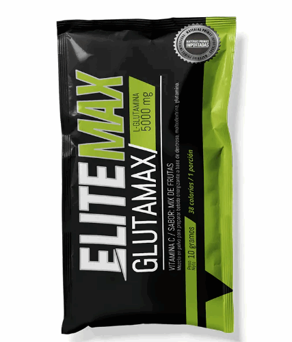 ELITE MAX GLUTAMAX X 1 SOBRE SABOR MIX DE FRUTAS