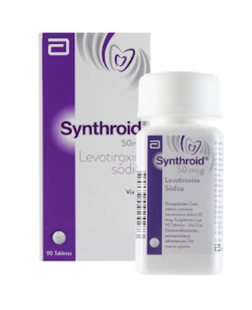 SYNTHROID 50 MCG X 90 TAB