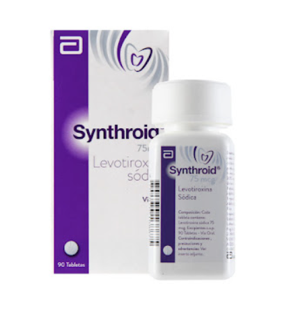 SYNTHROID 75 MCG X 90 TAB