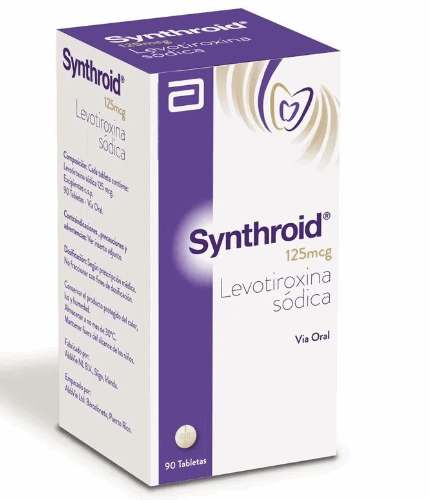 SYNTHROID 125 MCG X 90 TAB