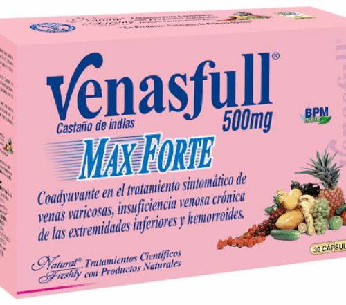 VENASFULL 500MG MAX FORTE X  30 CAPSULAS